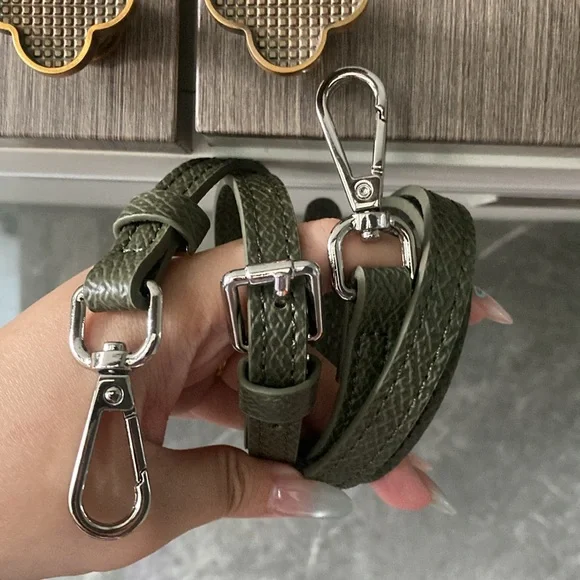 Longchamp Le Pliage Canvas Mini Handbag-Dark Green - Picture 10 of 10